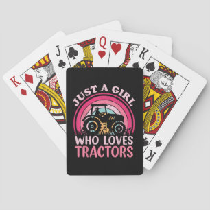 Jeu De Cartes Juste Une Fille Qui Aime Les Tracteurs