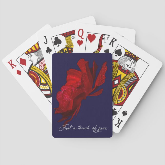 Jeu De Cartes Juste une touche de Jazz Dewy Rose (dos)