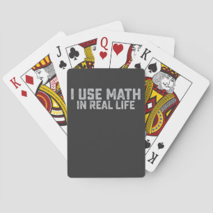Jeu De Cartes J'Utilise Les Maths Dans La Vie Réelle Amoureux Mt
