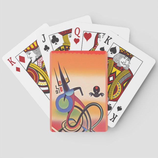 Jeu De Cartes Kachina Dance Ken Gage Abstrait (dos)