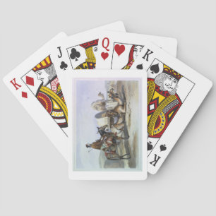 Jeu De Cartes Kafila with a Camel Bearing a Hodesh, illustration