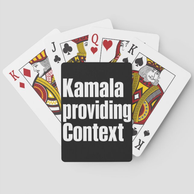 Jeu De Cartes Kamala Brat Lime Green Fournir un contexte (dos)