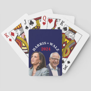 Jeu De Cartes Kamala Harris Walz Photo - Président Vice Photos