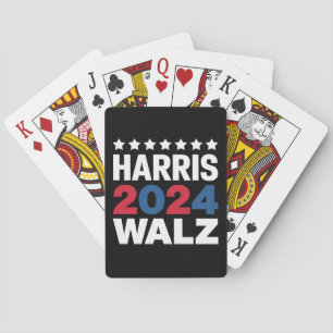 Jeu De Cartes Kamala Harris Walz, Présidente Vice-Présidente