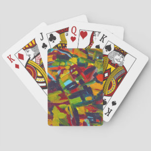 Jeu De Cartes Kandinsky 304 Oeuvre Abstraite colorée