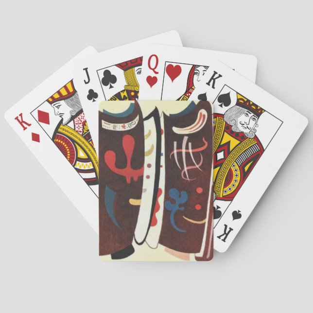 Jeu De Cartes Kandinsky Brown avec Supplément Abstrait (dos)