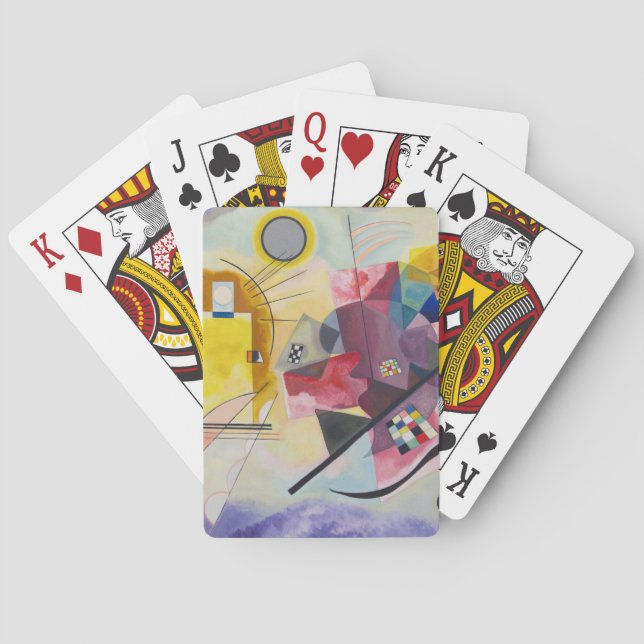 Jeu De Cartes KANDINSKY - Jaune Rouge Bleu (dos)