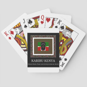 Jeu De Cartes Karibu Kenya : Les couleurs vives du drapeau natio