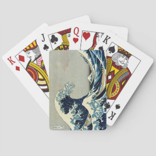 Jeu De Cartes Katsushika Hokusai dans La Grande Vague au large d
