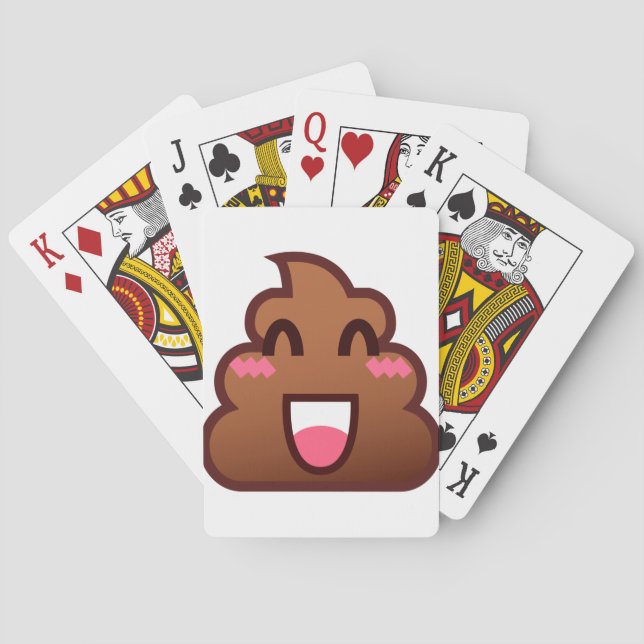 Jeu De Cartes kawaii poop emojis (dos)