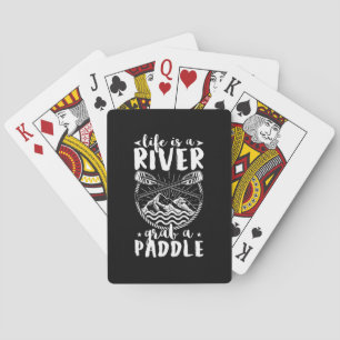 Jeu De Cartes Kayak Driver Life Est Une Rivière