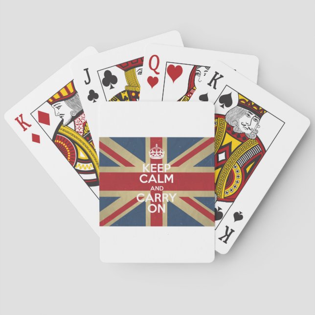 Jeu De Cartes Keep Calm and Carry (dos)