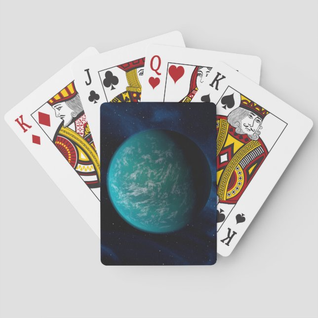 Jeu De Cartes Kepler 22b, Une planète extra-solaire. (dos)