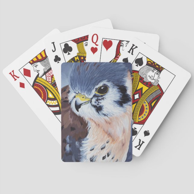 Jeu De Cartes Kestrel américain (dos)