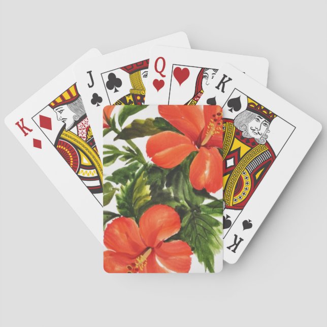 Jeu De Cartes Ketmie rouge chaude (dos)