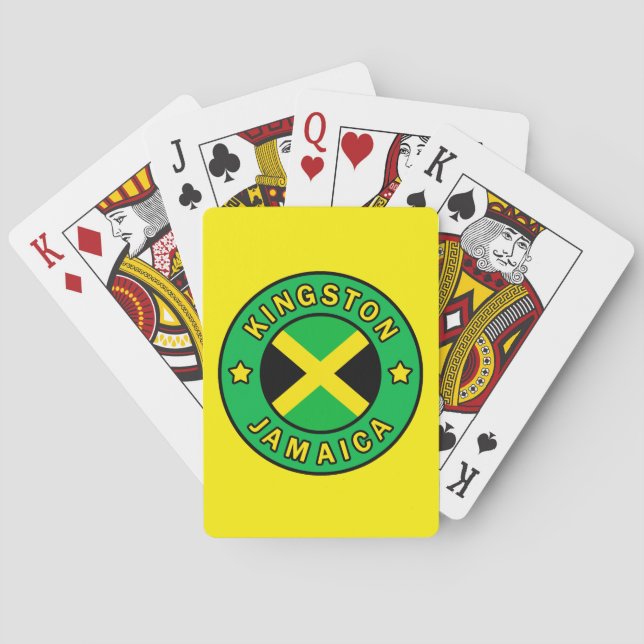 Jeu De Cartes Kingston Jamaïque (dos)