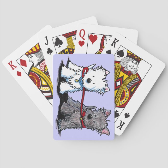 Jeu De Cartes KiniArt Terrier - Les amis de la marche (dos)