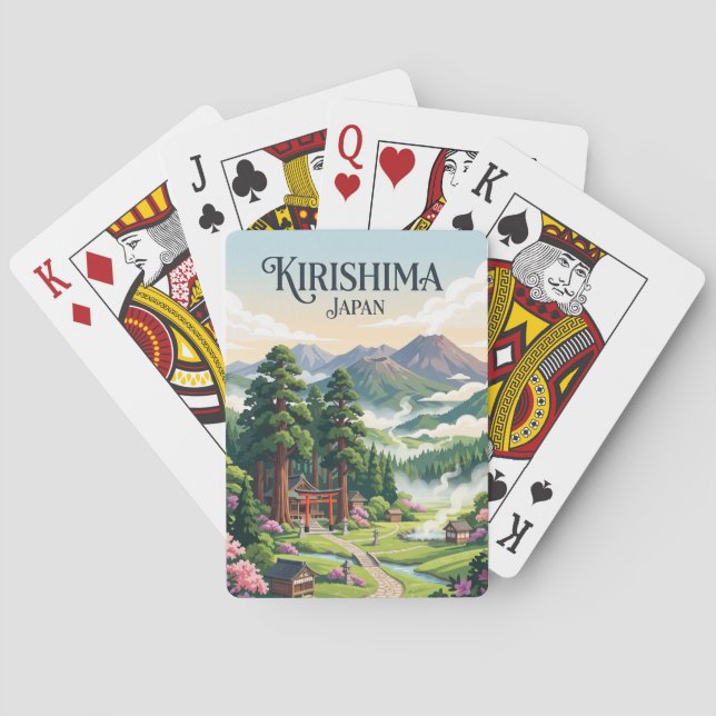 Jeu De Cartes Kirishima, Japon (dos)
