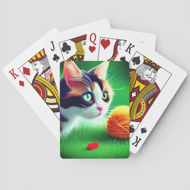 Jeu De Cartes Kitten Art (dos)