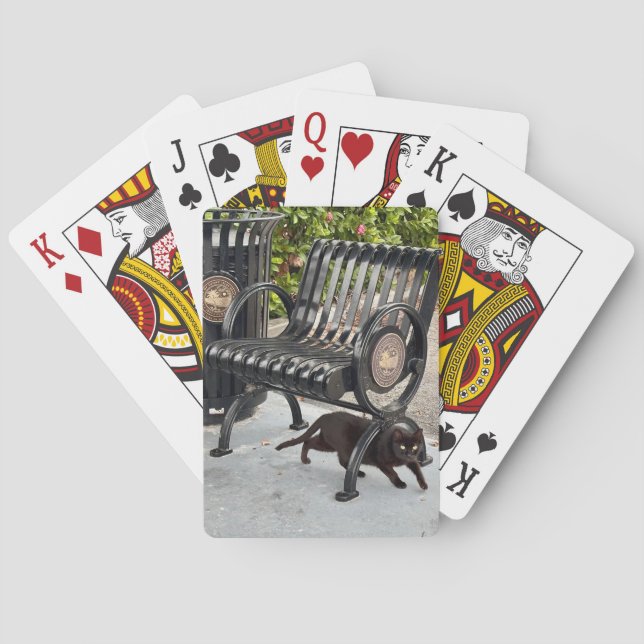 Jeu De Cartes Kitty dans le parc (dos)
