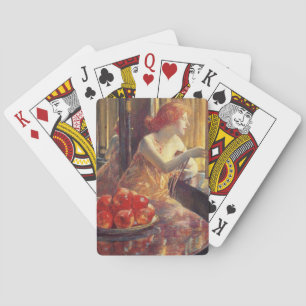 Jeu De Cartes Kitty Hughes (Belle Américaine Red-Haired Woman)