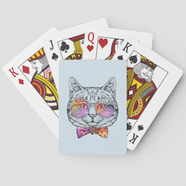 Jeu De Cartes Kitty sage KAT (dos)