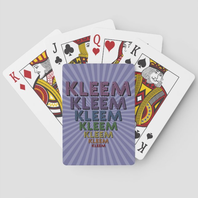 Jeu De Cartes Kleem (dos)