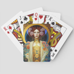 Jeu De Cartes Klimt Inspiré Queen Goddess Imaginaire Art