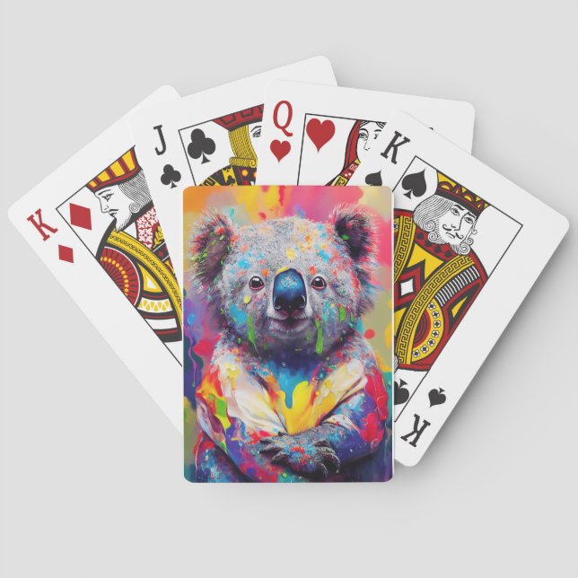 Jeu De Cartes Koala Bear Animal Discovery Adventure Nature (dos)
