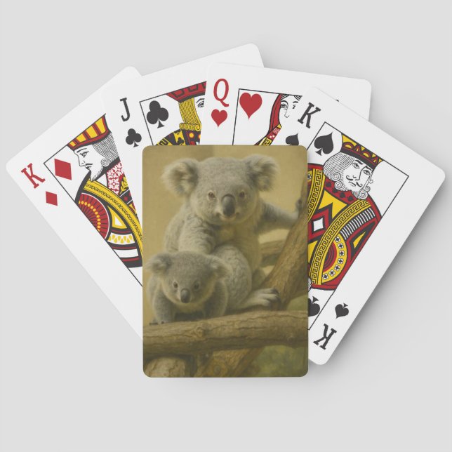 Jeu De Cartes Koala Companions - Tender Wildlife Art Print (dos)