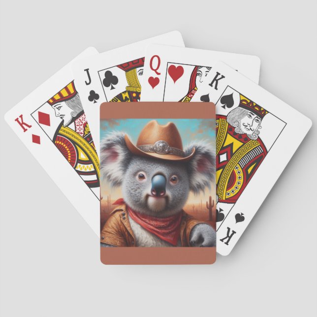 Jeu De Cartes Koala Cowboy (dos)