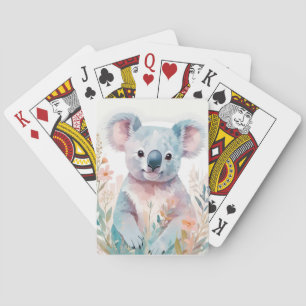Jeu De Cartes Koala Vintage Animal Nature Environnement Forêt Ar