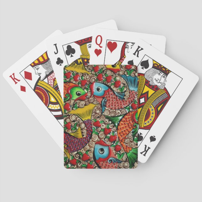 Jeu De Cartes Koi Fish (dos)