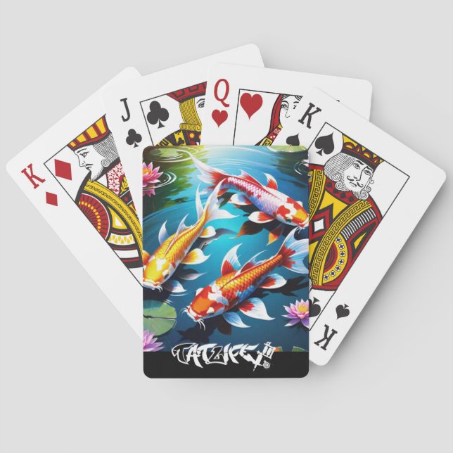 Jeu De Cartes Koi Fish Jouer Des Cartes (dos)