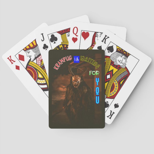 Jeu De Cartes Krampus Vous Attend Décembre Krampusnacht (dos)
