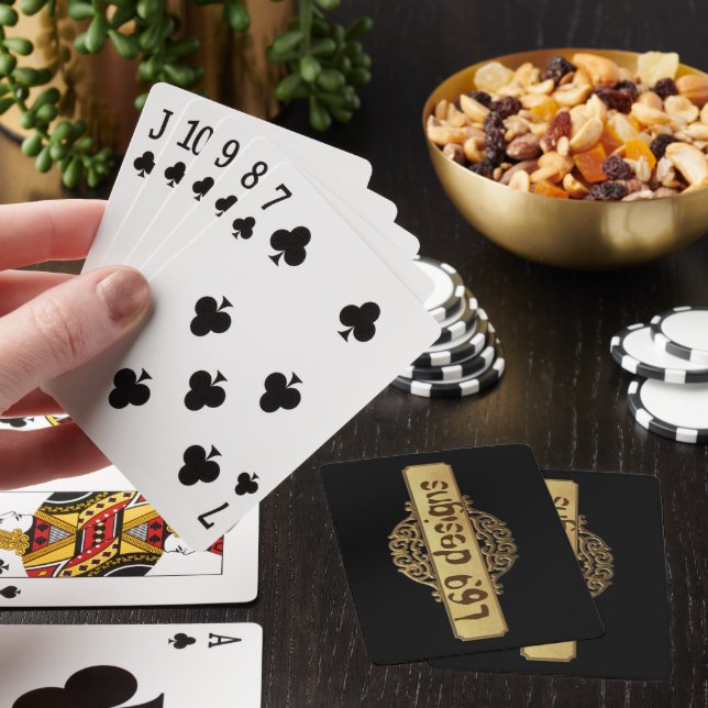 JEU DE CARTES L69 CONÇOIT UNE BANNIÈRE D'OR (In Situ)
