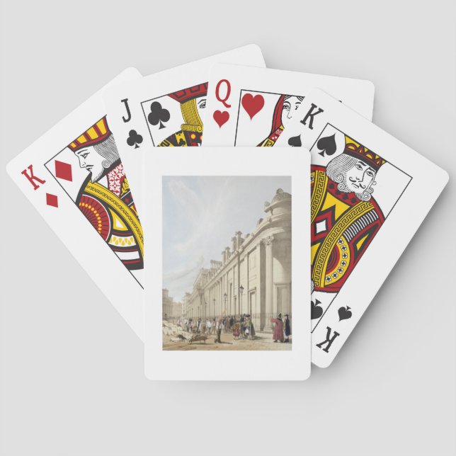Jeu De Cartes La Banque d'Angleterre vue en direction de Mansion (dos)