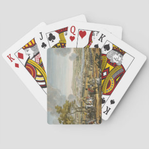 Jeu De Cartes La bataille de Wagram, le 7 juillet 1809, gravée