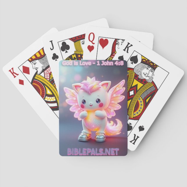 Jeu De Cartes La Bible Pals #1 - Nini - Dieu est Amour 1 Jean 4: (dos)