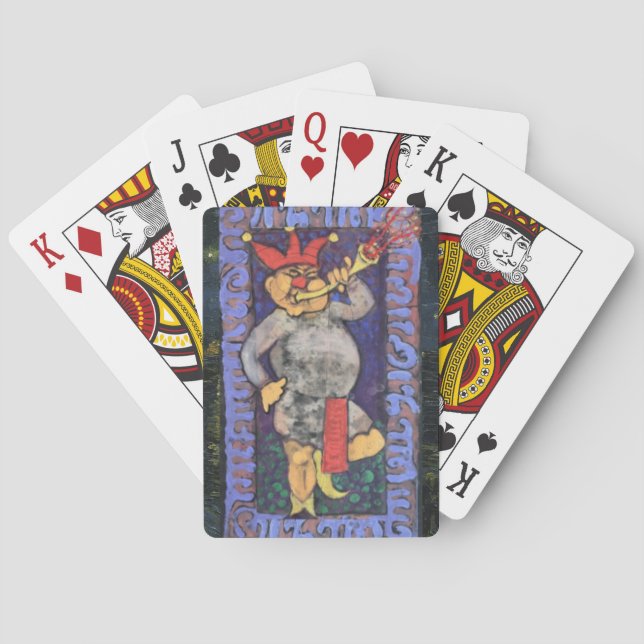 Jeu De Cartes La carte de tarot du Fou (dos)