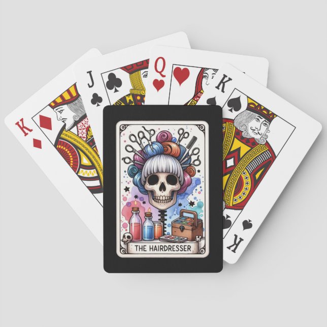 Jeu De Cartes La Carte Tarot Du Coiffeur Jouer Aux Cartes (dos)