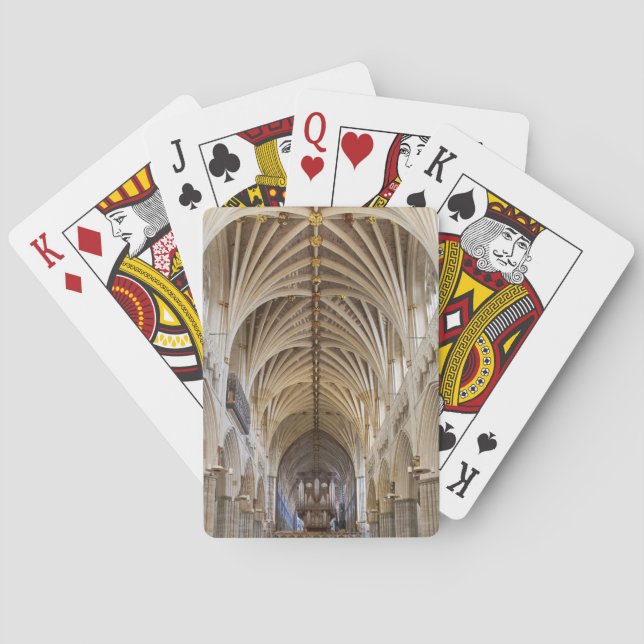 Jeu De Cartes La cathédrale d'Exeter joue aux cartes (dos)