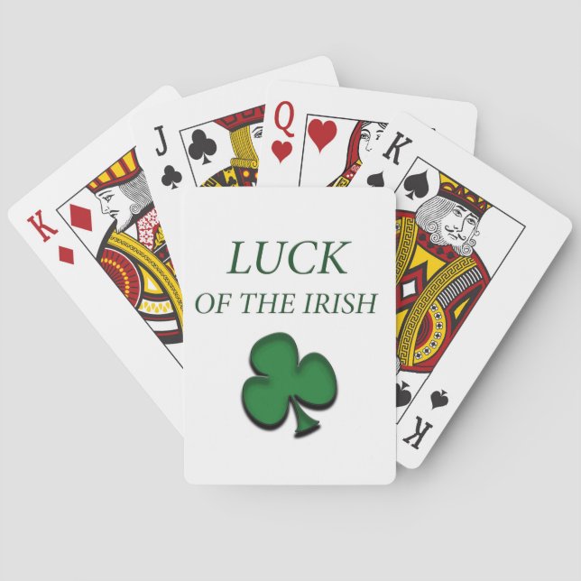 Jeu De Cartes La Chance Des Irlandais (dos)