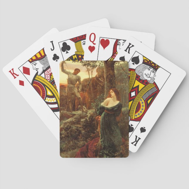 Jeu De Cartes La Chevalerie (par Frank Dicksee) (dos)