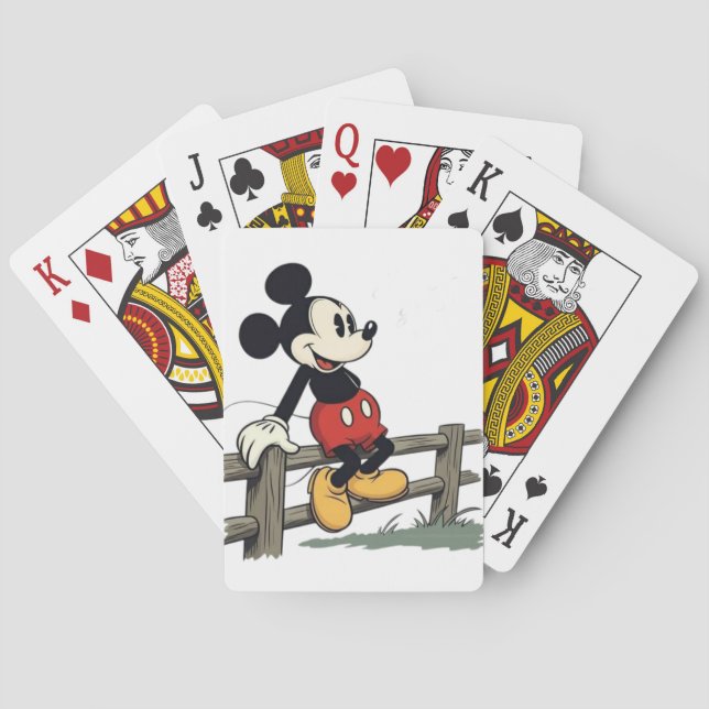Jeu De Cartes La clôture pacifique de Mickey (dos)