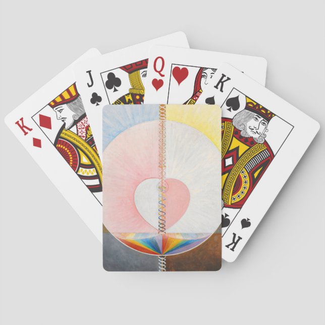 Jeu De Cartes La colombe par Hilma af Klint (dos)