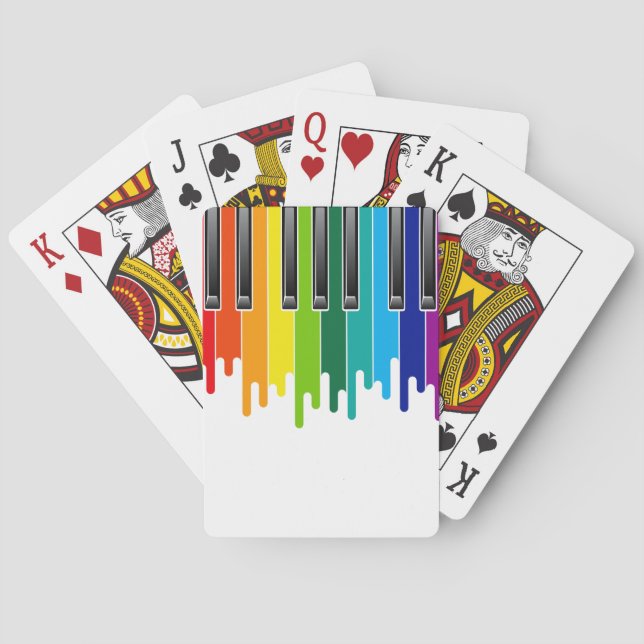 Jeu De Cartes La Couleur De La Musique Cartes De Jeu (dos)
