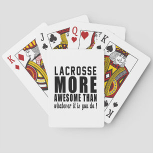 Jeu De Cartes La crosse est plus géniale que ce que vous faites 