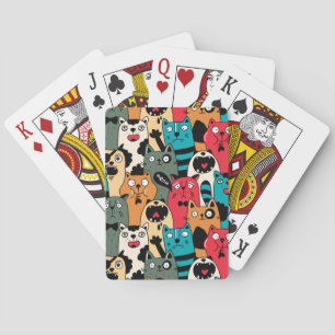 Jeu De Cartes La Crowd of cats