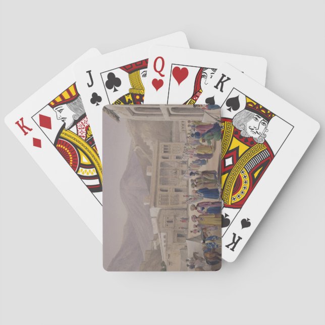 Jeu De Cartes La Durbar-Khaneh de Shah Shoojah-Ool-Moolk, à Ca (dos)